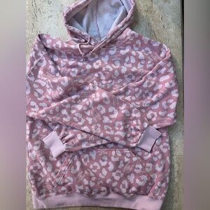 Assholes Live Forever Pink Leopard Print Hoodie Size XL